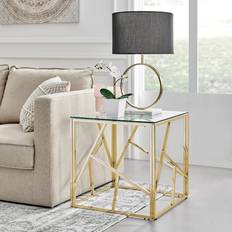 Glas Kleintische Furniturebox Gold Small Table