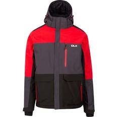 DLX Trespass Richardson Hood Jacket Red,Grey Man