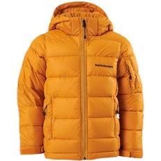 Gule Skalljakker Peak Performance Junior Frost Down Jacket Yellow, Unisex, Tøj, jakker, Gul