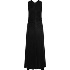 Ajustado Vestidos Bottega Veneta Vestido Largo De Viscosa Dress - Black