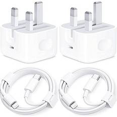 iPhone USB C Charger ãApple MFi Certifiedã 2 Pack iPhone Charger Plug and Cable 2M 20W Fast Charger Plug PD 3.0 Power Adapter with USB C