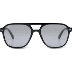 Solbriller Kapten & Son Solbriller Zurich Oversize - Dark Tortoise Green