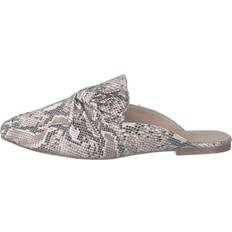 Bianco Zapatos Bianco Assymetric Bow Mule 610 - Snake Female - Gris/Beige/Marrón