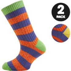 Morado Calcetines Norfolk 2-Pack Basic Socks - Mario Patterned Unisex Morado