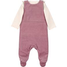 Lila Jumpsuits Sterntaler Nicki-Strampler-Set Pferd Pauline rosa