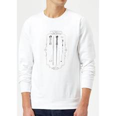 Harry Potter Wand Sweatshirt - White