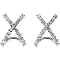 Smycken Cross Earring, STEEL