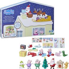 Calendarios de Adviento Peppa Pig Calendario de Adviento con 24 Juguetes Sorpresa y Pegatinas