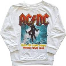 S Collegegensere AC/DC Blow Up Your Video Sweatshirt White 11-12 Years