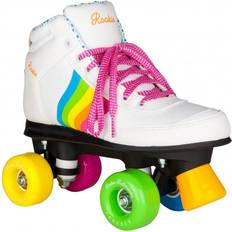 Rullaluistimet Rookie Forever Rainbow Roller Skates White