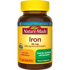 Nature Made Iron 65mg Tablets for Red Blood Cell Formation 365