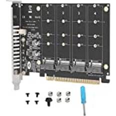 Banapoy Dubbel M.2 PCIE NVMe SSD-adapter, 4