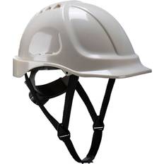 Talla única Sombreros Portwest Casco aireado de puntos y ruleta ajustable Endurance Glowtex PG54