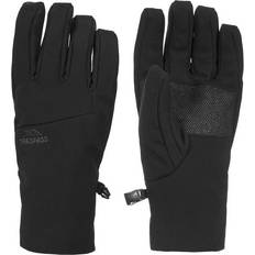 Trespass Polyester Tilbehør Trespass Unisex Softshell Gloves Royce Black