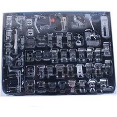 Sewing Machines YEQIN YEQIN 52pcs Domestic Sewing Machine Presser Foot Set for Brother, Babylock, Singer, Janome, Kenmore, and White Low Shank Sewing Machines