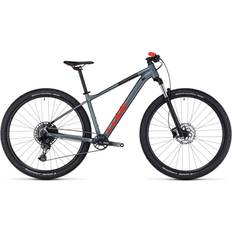 Cube Mountainbikes Cube Analog Hardtail Mountain Bike 2023, Flash Grey/Red Men's Bike