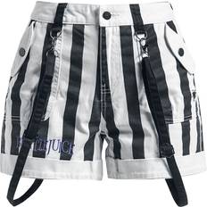 Beetlejuice Beetlejuice Shorts black white