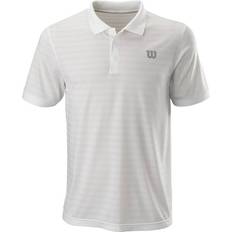 Tennis - Valkoinen Polo paidat Wilson Stripe Polo - White