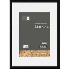 Photo Frames Nielsen Skava A3 Black Picture With A4 Photo Frame
