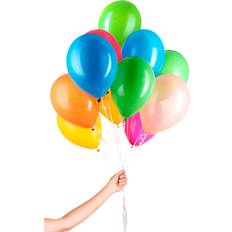 Latex 30 Latex Ballons für Helium mit Schnur bestellen