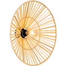 Bamboo Wall Lamps QAZQA Oriental bamboo Wall light