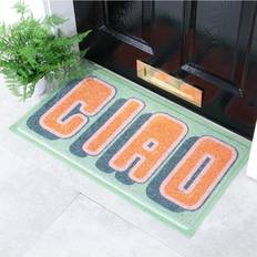 Blue Entrance Mats Artsy Doormats Pastel Ciao X Blue