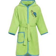 Green Dressing Gowns Playshoes Frottee Bademantel Schildkröte - Grün