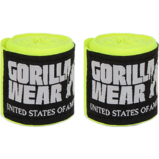 Kampsportbeskyttelser Gorilla Wear Boxing Hand Wraps Boksbandages Geel 300