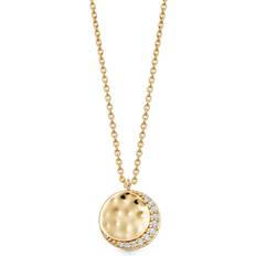 Astley Clarke Gold Luna Crescent Pendant