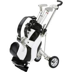 Golftaschen Silverline Ledergolfbag auf Caddywagen incl.3 Kulli Sonstige