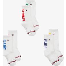 Tommy Hilfiger White Underwear Tommy Hilfiger Kids Pack Of 5 Sport Socks - White