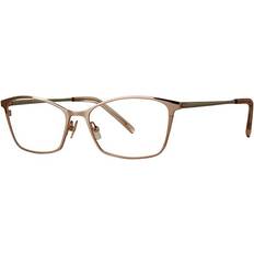 Chen Rose Gold Women's Eyeglasses 53