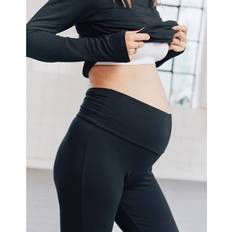 Seraphine Black Thermal Maternity Leggings