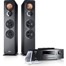 Teufel Ultima 40 Kombo Ensemble 3 Voies Récepteur Bluetooth-CD-MP3 Radio DAB+ Blanc