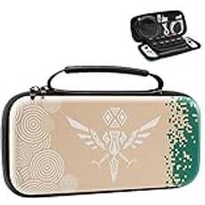 TiMOVO Carrying Case Compatible with Nintendo Switch OLED Model 2021 & Switch, Zelda: Tears of the Kingdom Game