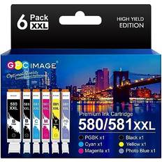GPC Image 6-Pack PGI-580 CLI-581 580