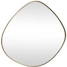 Interior Details Melody Maison Gold Asymmetrical Pebble Wall Mirror 50Cm X