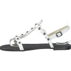 Bianco Zapatos Bianco Bitt Leather Studs Sandal 800 - White Female