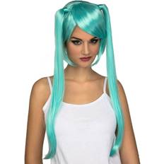 Tegnet & Animert Parykker My Other Me Wigs Anime Blue Long