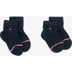 Tommy Hilfiger Sous-vêtements Tommy Hilfiger Lot de 2 Paires de Chaussettes Hautes Enfant - Bleu Marine