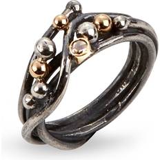 ByBirdie Luca Sterling Silver Ring Med Diamant 0,05 Carat 50110141