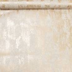 Wallpapers Sophie Laurence Sophie Laurence Industrial Distressed Concrete Cream Metallic Gold Wallpaper