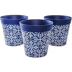 Pots, Plants & Cultivation HUM Flowerpots Plant Pots, set of 3 Maroc Tile, colourful planters indoor/outdoor ∅15cm