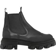 Ganni Black Low Chelsea Boots 099 Black IT