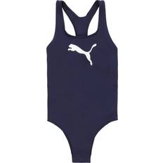 Polyamid Badedragter Børnetøj Puma Girls Racerback Swimsuit - Navy