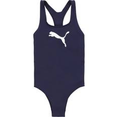 Schulterriemen Badeanzüge Puma Mädchen Swimsuit, Navy