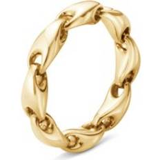 Georg Jensen Or Bagues Georg Jensen Reflect 18ct Yellow Gold Chain Links Ring