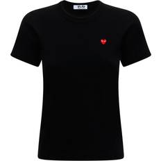 Comme des Garçons Kläder Comme des Garçons Embroidered Red Heart Cotton T-shirt