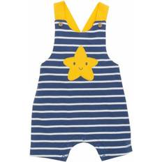 Organic Jumpsuits Children's Clothing Kite Clothing Baby Unisex Sea Star Dungarees Navy Cotton Newborn