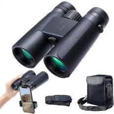 Binoculars & Telescopes HKHBJS 12x42 Binoculars With Roof Prism For Adults, Portable, With Vis, Bak4 Prism, Fmc Hd Clear Vis For